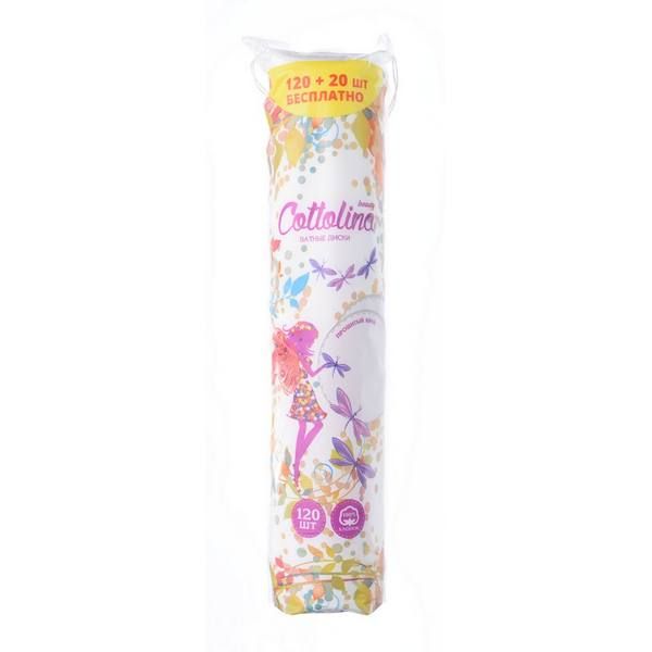 Ватные диски Cottolina Cotto 120+20шт