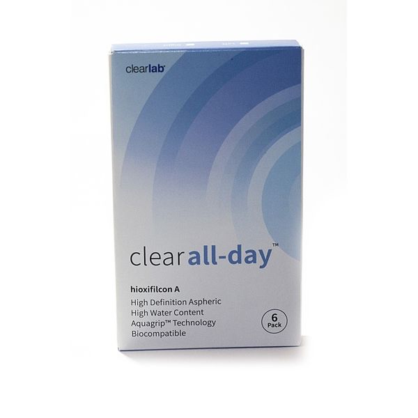 Линзы контактные ClearLab Clear All-Day (8.6/-6.50) 6шт