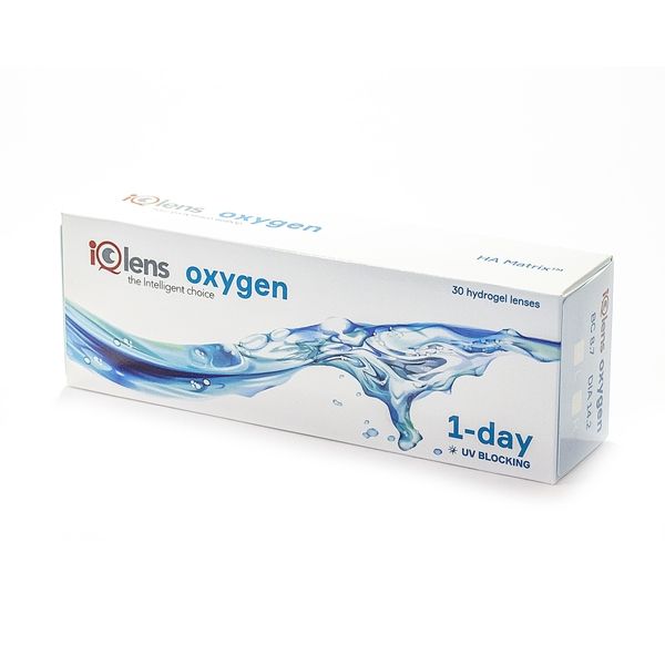 Линзы контактные IQlens Oxygen Daily (8.7/-12.00) 30шт