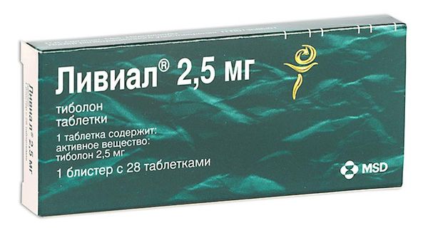 Ливиал таблетки 2,5мг 28шт