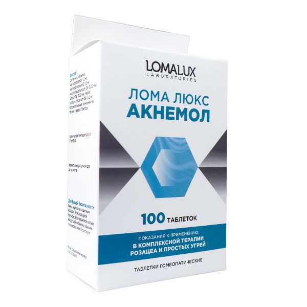 Лома Люкс Акнемол таблетки гомеопатические 100шт фото №4