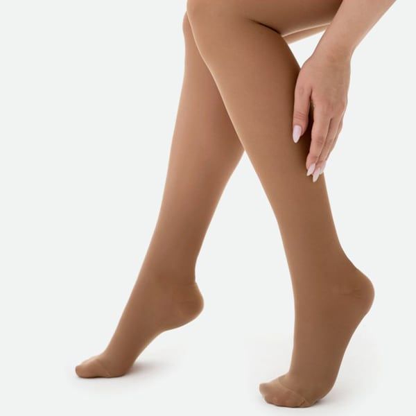 Колготки компрессионные 2C302 класс компрессии 2 бежевый Venoteks/Венотекс р.XXL фото №5