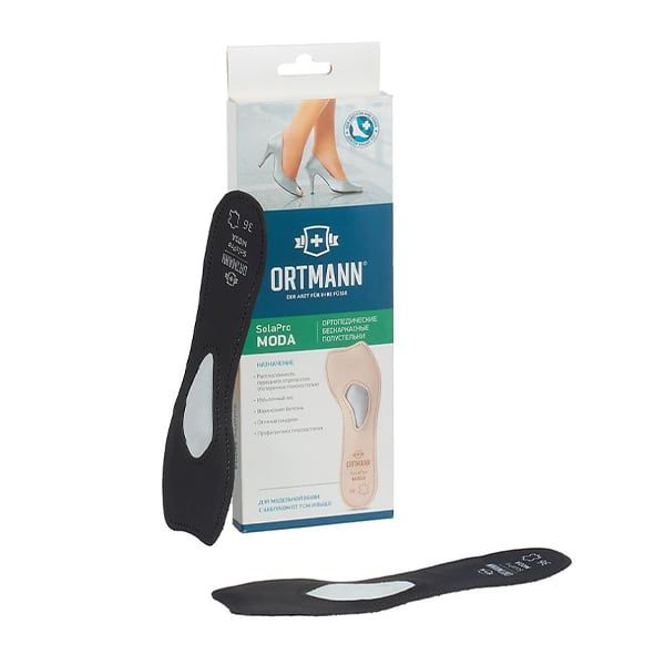 Полустельки ортопедические Ortmann/Ортманн BZ0151 SolaPro Moda черный, р.40 фото №2