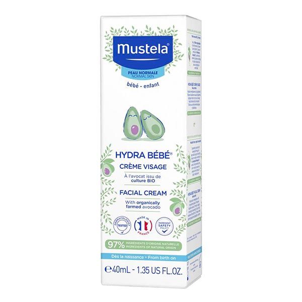 Увлажняющий крем для лица hydra bebe Мустела (Mustela) 40 мл фото №2