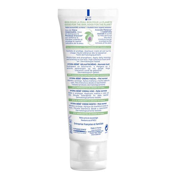 Увлажняющий крем для лица hydra bebe Мустела (Mustela) 40 мл фото №3