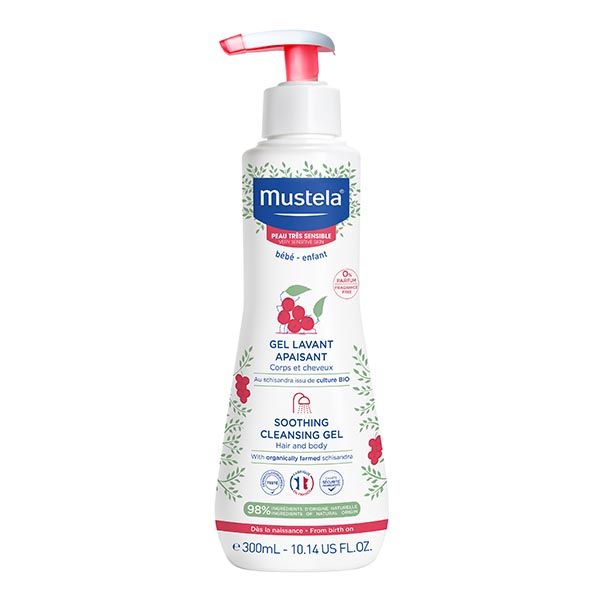 Гель для купания успокаивающий Mustela/Мустела фл. 300мл фото №2