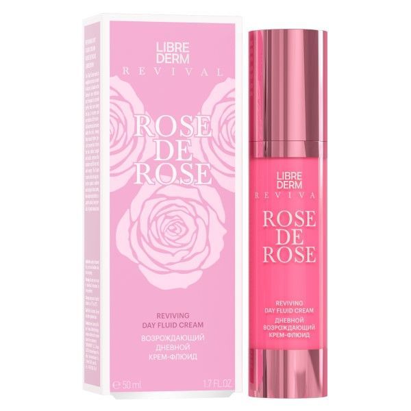 Крем-флюид возрождающий дневной Rose de Rose Librederm/Либридерм фл. 50мл