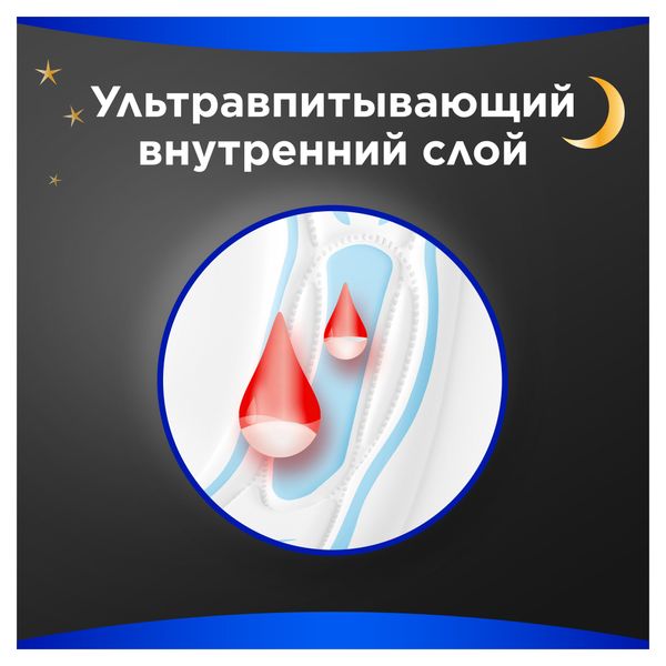 Прокладки гигиенические с крылышками Maxi Secure Night Extra Always/Олвейс 7шт фото №3