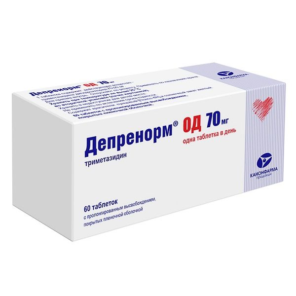 Депренорм ОД таблетки с пролонгированным высвобождением п/о плен. 70мг 60шт