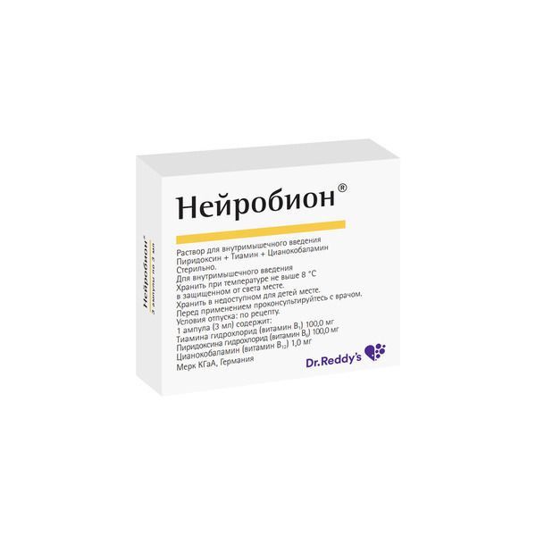 Нейробион р-р в/м введ. амп. 3мл №3