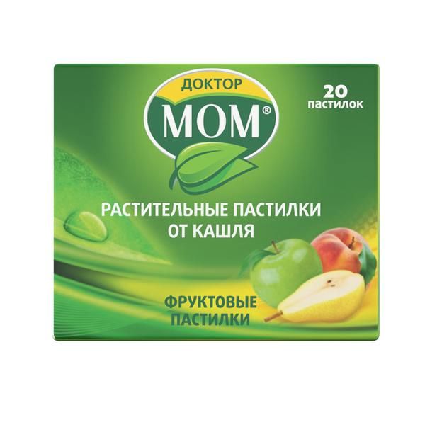 Доктор Мом фрукты пастилки для рассасывания 20шт фото №2