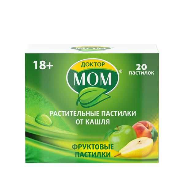 Доктор Мом фрукты пастилки для рассасывания 20шт фото №7