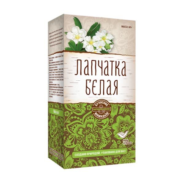 Лапчатка белая Кулясово и Мамадыш Парафарм пакет 60г