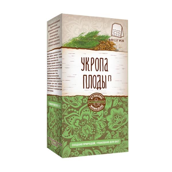 Укропа плоды Парафарм фильтр-пакеты 1,5г 20шт