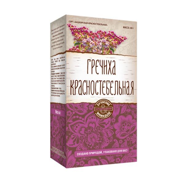Гречиха красностебельная Кулясово и Мамадыш Парафарм пачка 60г