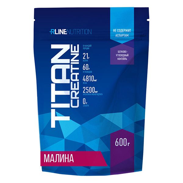 Гейнер малина Titan creatine R-Line 600г