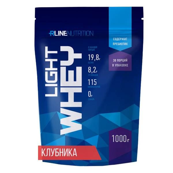 Протеин клубника Light Whey R-Line 1кг