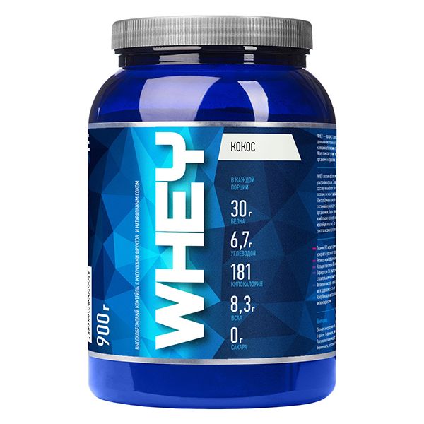 Сывороточный протеин кокос Whey R-Line 900г фото №2