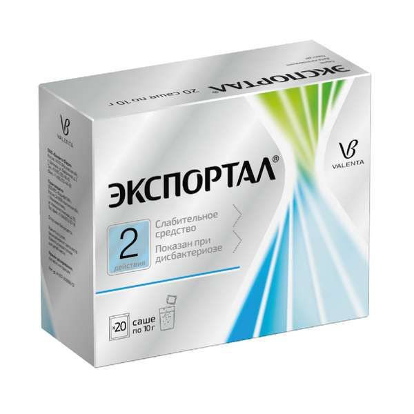 Экспортал порошок для приг. раствора для приема внутрь пак. 10г 20шт фото №4