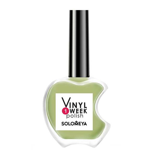 Лак недельный Vinyl Polish Solomeya 13мл тон 30 Pistachio
