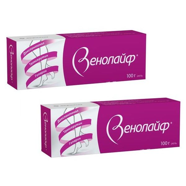 2Х Венолайф гель для наружного применения 100г