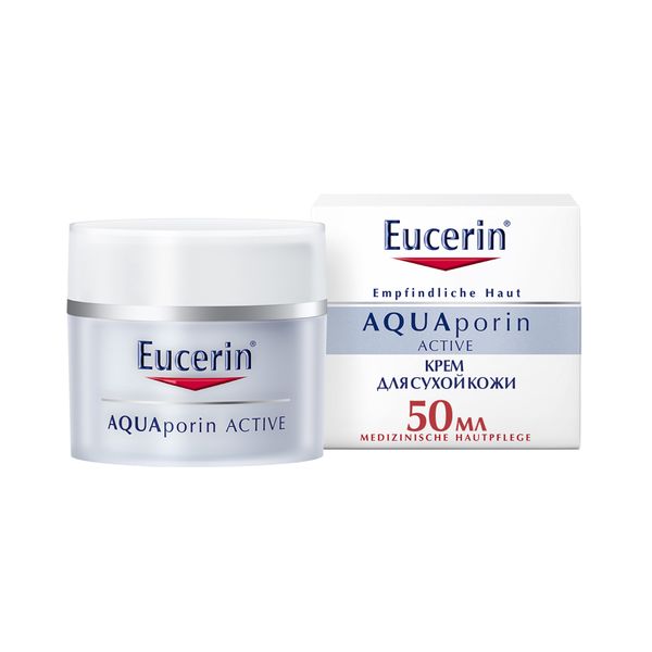 Крем для чувствительной сухой кожи интенсивно увлажняющий AQUAporin Active Eucerin/Эуцерин банка 50мл (69780) фото №5