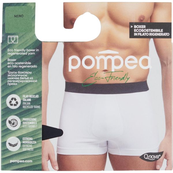Боксеры мужские черные Q-Nova Nylon 6.6 Eco Friendly Pompea р.S/M фото №8