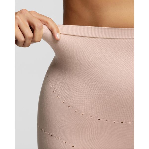 Шорты с высокой талией из микрофибры для больших размеров телесные Guaina Comfort Pompea р.XXXL фото №6