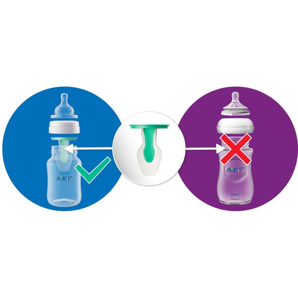 Бутылочка с силиконовой соской из полипропилена с 1 мес. Anti-colic Philips Avent 260мл (SCF813/14) фото №7
