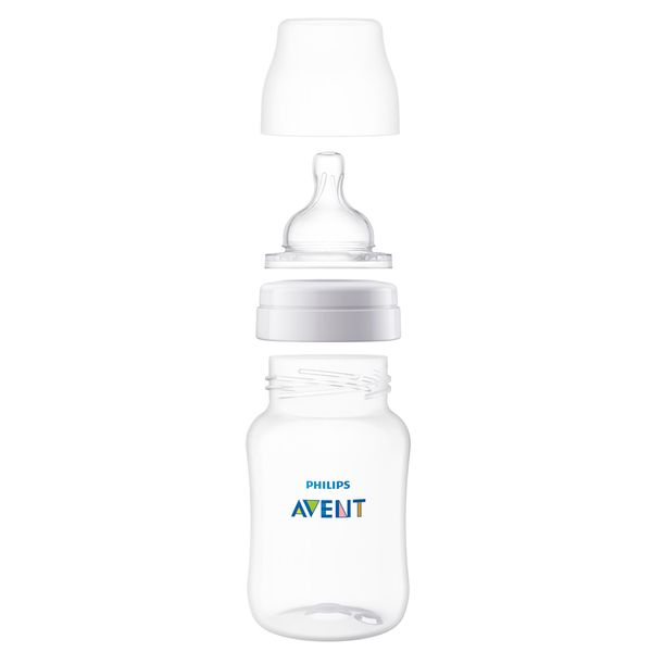 Бутылочка из полипропилена с силиконовой соской Anti-colic Philips Avent 125мл 2шт (SCF810/27) фото №3