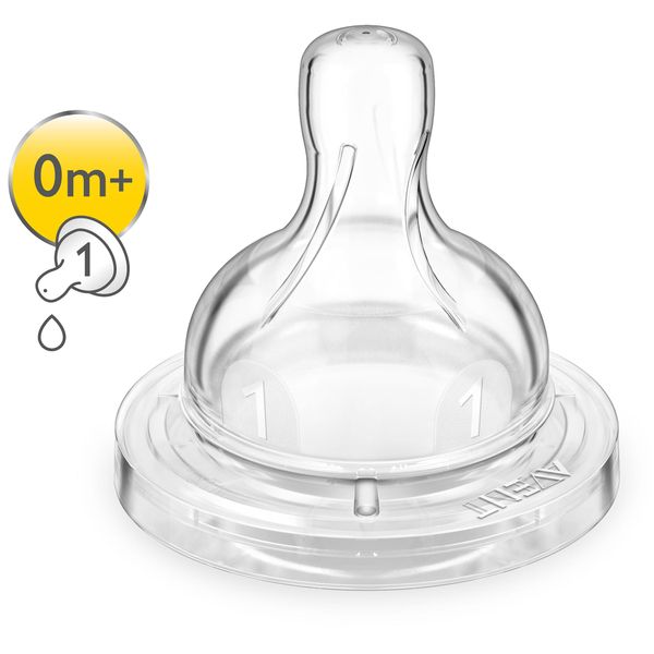 Бутылочка из полипропилена с силиконовой соской Anti-colic Philips Avent 125мл 2шт (SCF810/27) фото №2