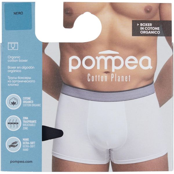 Боксеры мужские из органического хлопка черные Elas.Vita Planet Pompea р.M фото №3