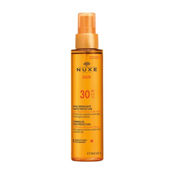 Масло солнцезащитное для лица и тела для загара SPF30 Sun Nuxe/Нюкс 150мл