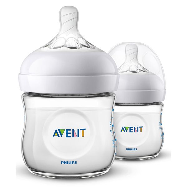 Бутылочка с силиконовой соской из полипропилена Philips Avent 125мл 2шт (SCF030/27)