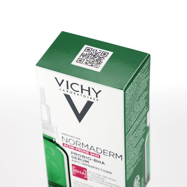 Сыворотка против несовершенств кожи пробиотическая Probio-Bha Serum Normaderm Vichy/Виши 30мл фото №4