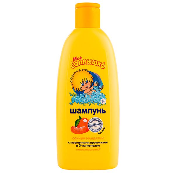 Шампунь сочный мандарин детский Мое Солнышко фл. 200мл