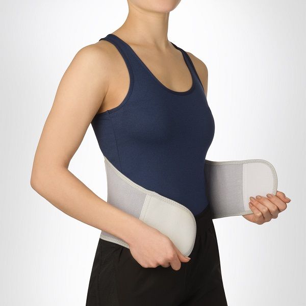 Бандаж-корсет на пояснично-крестцовый отдел Интерлин SportSupport SL B012, серый, р.M фото №5
