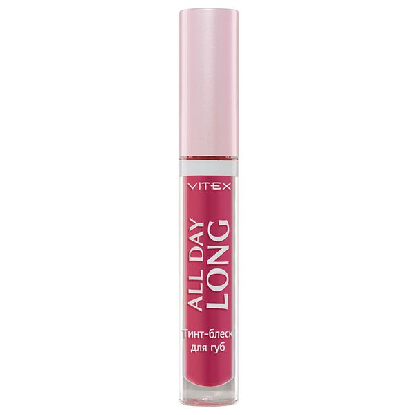 Тинт-блеск для губ All day long Витэкс 3г тон 35 Glamour rose
