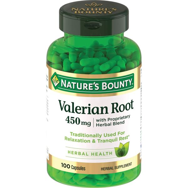 Корень валерианы Nature's Bounty/Нэйчес баунти капсулы 450мг 100шт