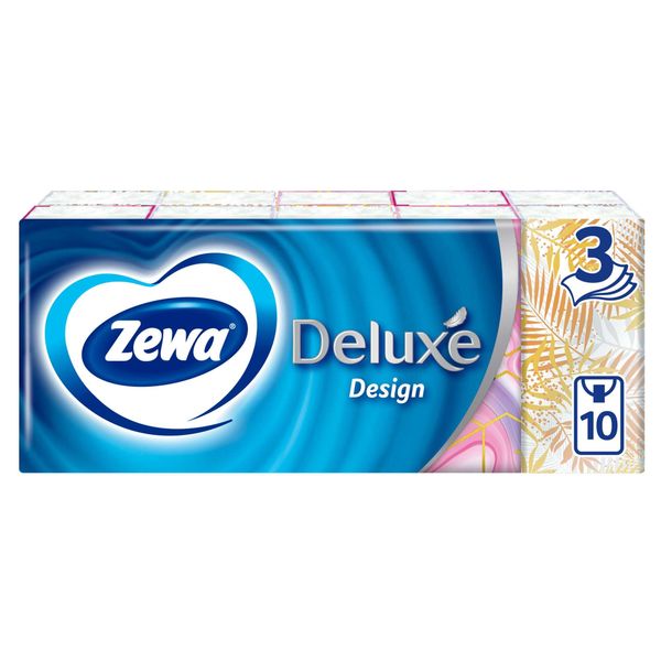Платки носовые бумажные Design Zewa/Зева 10шт 10уп (51178) Платки носовые бумажные Design Zewa/Зева 10шт 10уп (51178)