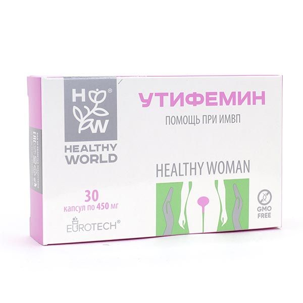 Утифемин Healthy world/Хелфи ворлд капсулы 0,45г 30шт фото №2