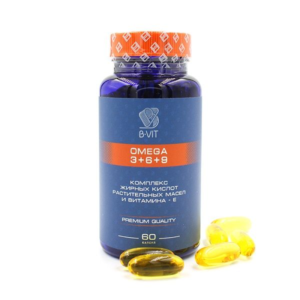 Омега 3+6+9 B-VIT капсулы 1,4г 60шт