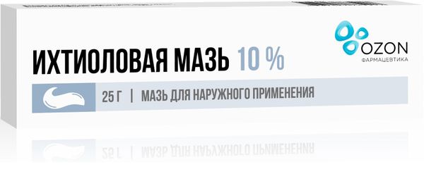 Ихтиоловая мазь для наружного применения туба 10% 25г фото №2