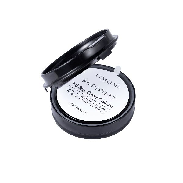 Флюид тональный кушон All Stay Cover Cushion SPF 35 / PA++ Refill 02 Medium Сменный блок Limoni фото №2