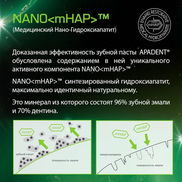 Паста зубная для чувствительных зубов Apadent/Ападент Sensitive 60г фото №5