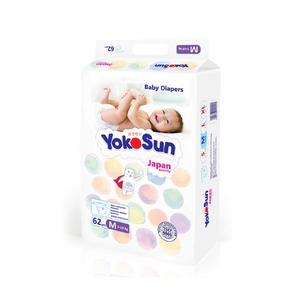 Подгузники детские YokoSun 5-10кг 62шт р.M