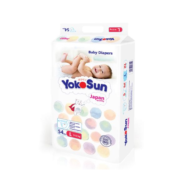 Подгузники детские YokoSun 9-13кг 54шт р.L