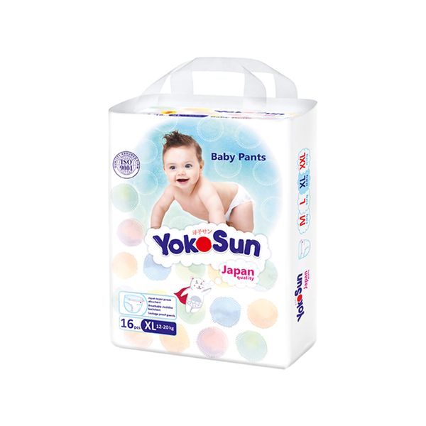 Подгузники-трусики детские YokoSun 12-20кг 16шт р.XL