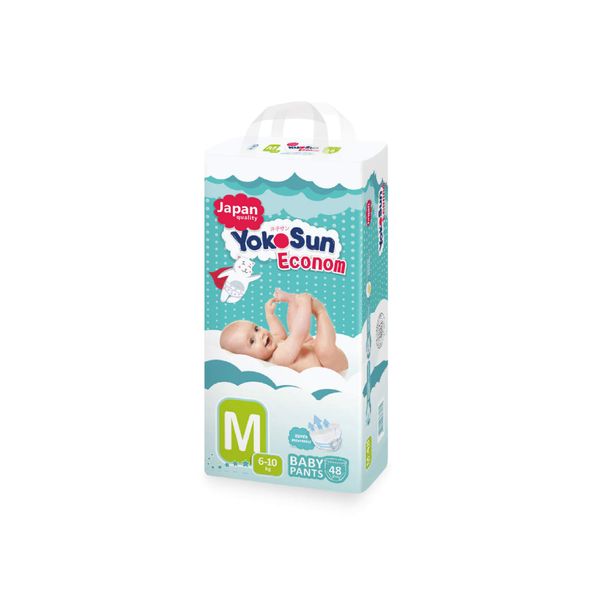 Подгузники-трусики детские Econom YokoSun 6-10кг 48шт р.M