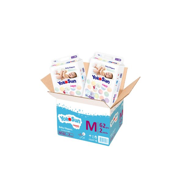 Подгузники Megabox YokoSun 5-10кг 124шт р.M